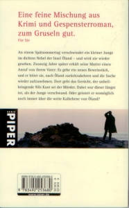 Rückcover Johan Theorin - Öland