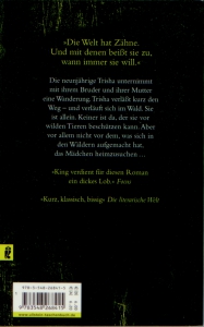 Stephen King - Das Mädchen Rückcover Stephen King - Das Mädchen