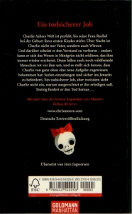 Christopher Moore - Ein todsicherer Job Rückcover: Ein todsicherer Job von Christopher Moore