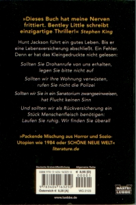 Rückcover Bentley Little - Fieber