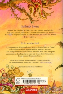 Rückcover Terry Pratchett - Rollende Steine / Einfach zauberhaft