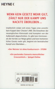 Rückcover Stephen King - Die Arena