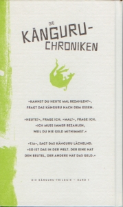 Rückcover Marc-Uwe Kling - Die Känguru-Chroniken
