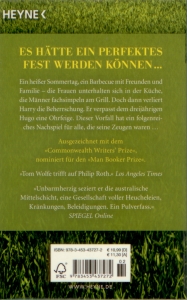 Rückcover Christos Tsiolkas - Nur eine Ohrfeige